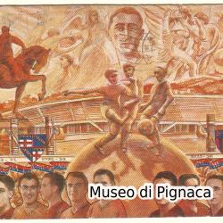 1936 Rarissima Cartolina 'Inno del Bologna' celebrativa scudetto