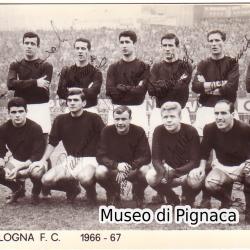 1966-67 Foto-cartonata (fotoservizi Mottola) Bologna FC