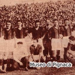 1931-32 (24 gennaio) - formazione Bologna schierato a Napoli