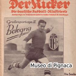 1937 Magazine Der Kicker dedicato al Bologna FC