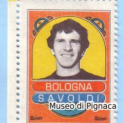 1970 Qui Giovani - Aldo Palazzo editore - figurina-francobollo Savoldi