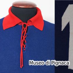 1966-67 Oriano Testa - maglia portiere primi anni 60 (dettaglio colletto e numero)