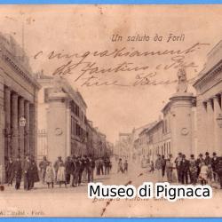 1905 vg - Un saluto da Forlì - Barriera Vittorio Emanuele