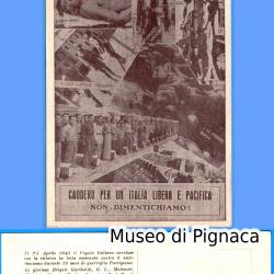 1951 nv - ANPI Forlì - commemorativa Caduti Partigiani per un'Italia Libera e Pacifica