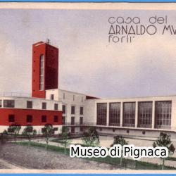 1935 vg - Opera Balilla Forlì - Casa del Balilla ARNALDO MUSSOLINI Forlì - anno XIII
