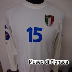 Stefano Lucchini - Maglia Italia Under 21 Europei 2002 (Fronte)