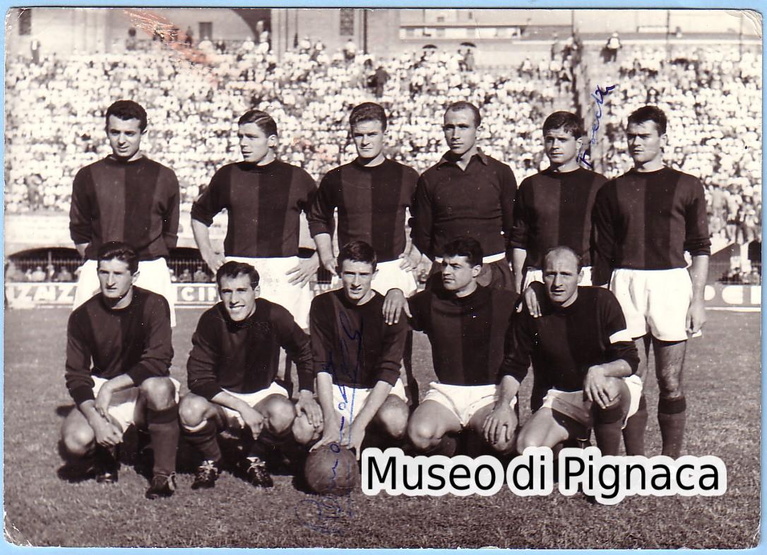 1959-60 (20 settembre) - formazione schierata Bologna vs Lazio