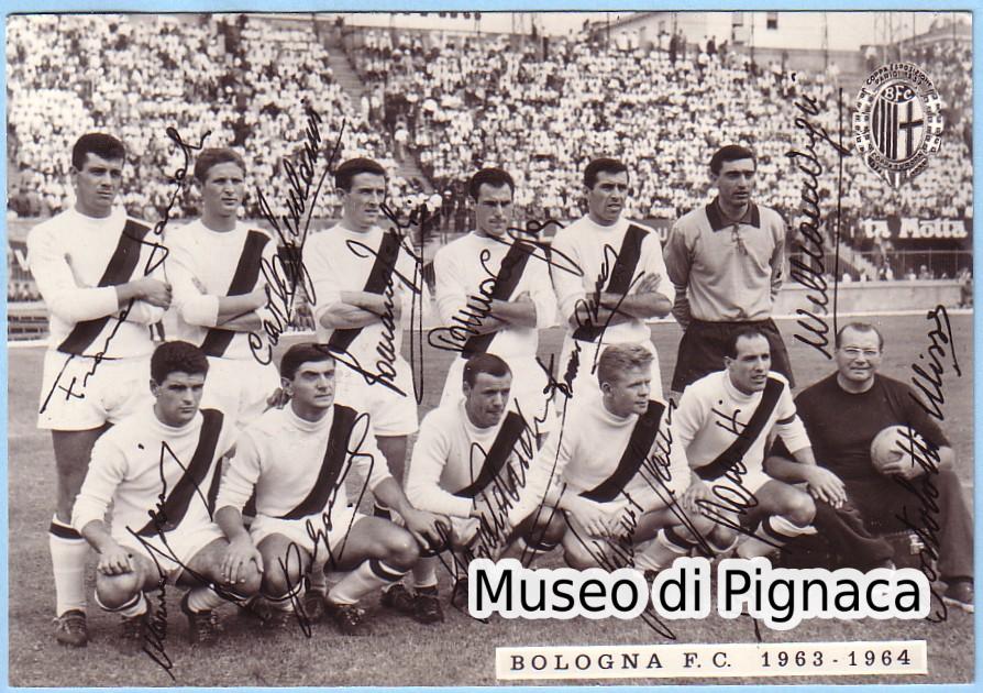 1963-64 (vs Genoa 15 sett 1963) Bologna FC esordio in campionato