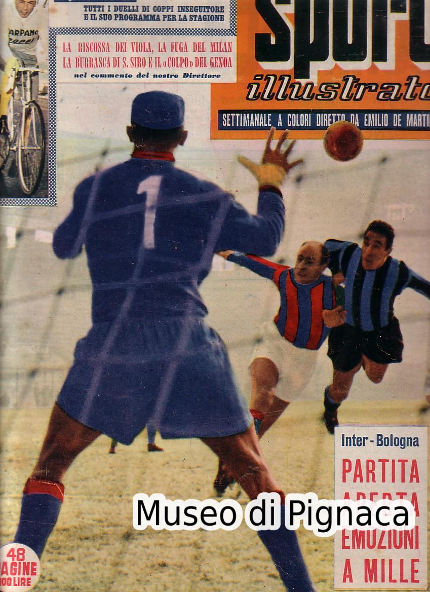 1957 gennaio - Sport Illustrato - 2 a 2 a San Siro contro l'Inter