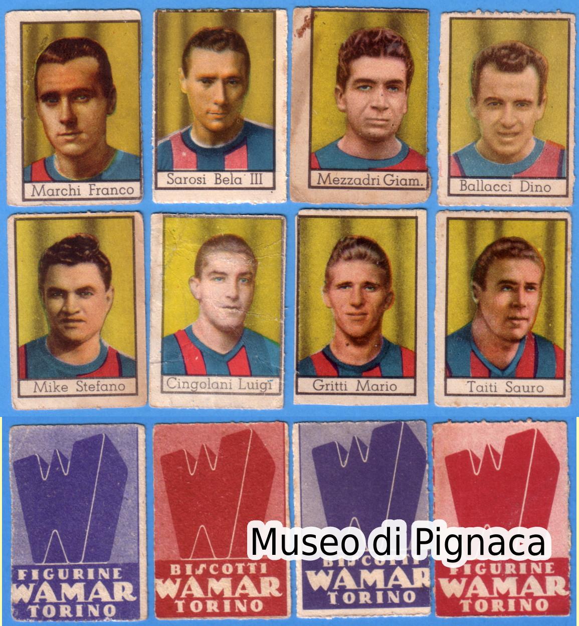 NANNINA (Biscotti WAMAR) 1948-49 figurine Calcio - Bologna FC