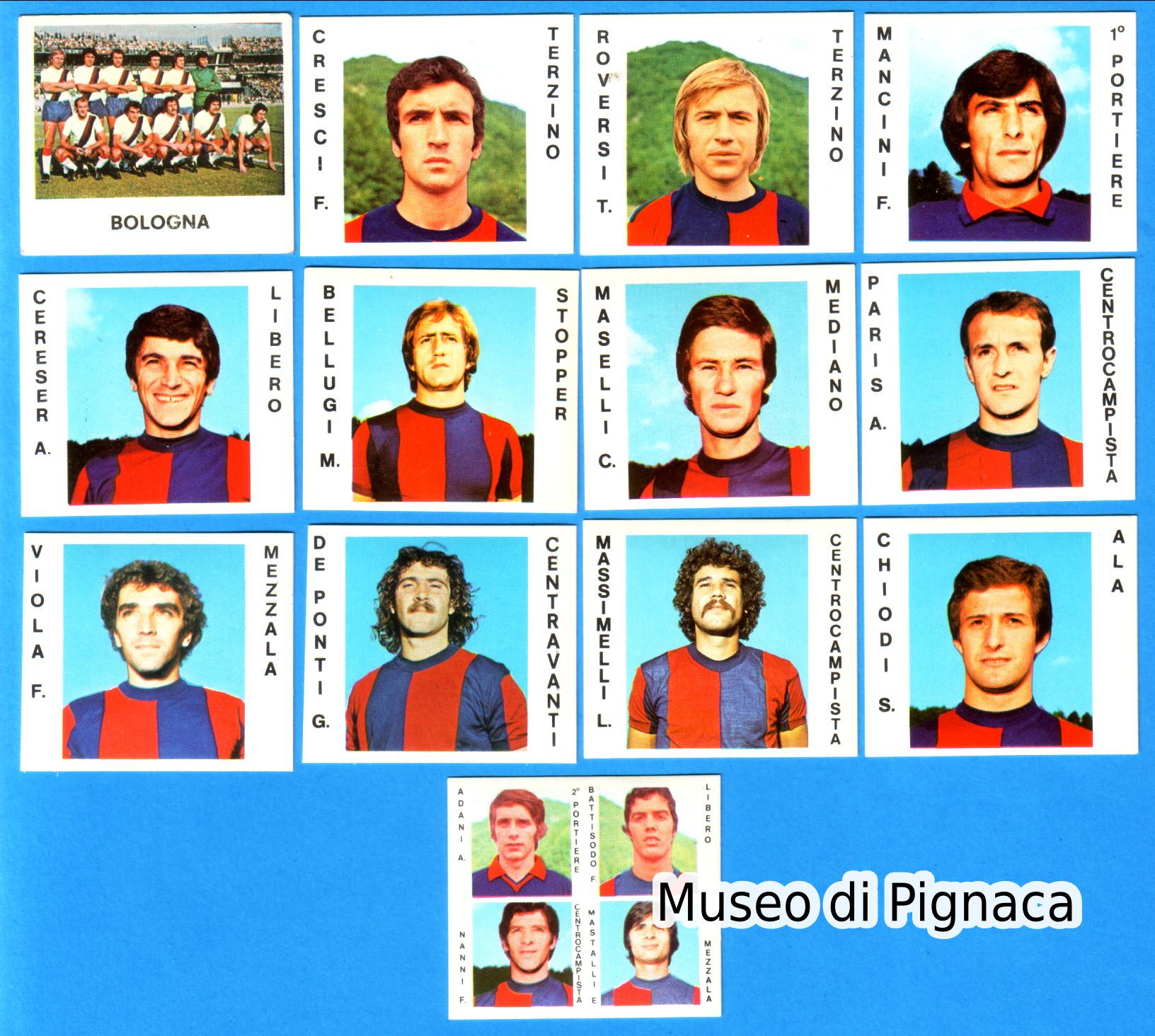 CREMA 1977-78 Figurine Bologna FC