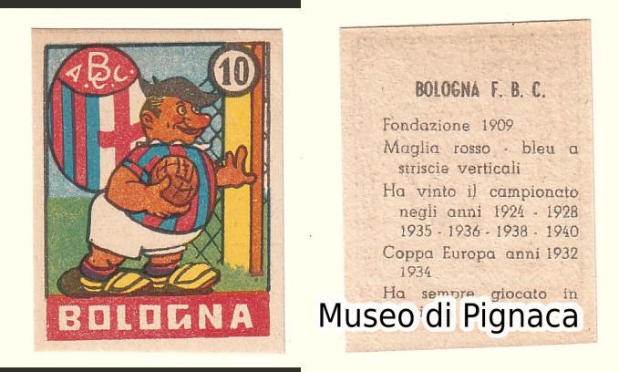 (Ed. Sconosciuto) 1950 serie 46 figurine Mascotte - Bologna FC