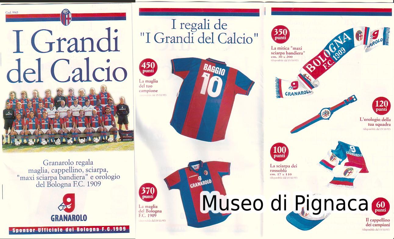 1997-98 Baggio-Mania - Merchandising Bologna FC