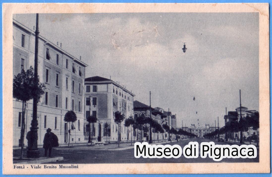 1934 vg - Forlì - Viale Benito Mussolini