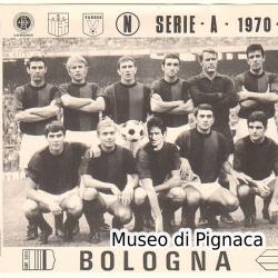 1970-71 Cartoncino anonimo (fotomontaggio) Bologna FC