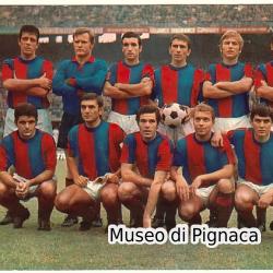 1969-70 cartolina (Marzari Schio) formazione Bologna FC