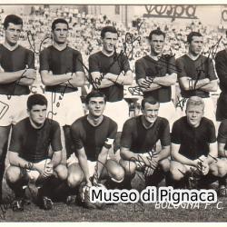 1963-64 Cartolina ufficiale (DVB Cartovendita) Formazione Bologna FC