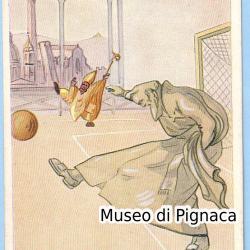 1915-20ca Cartolina serie MONUMENTI in CAMPO (Ugo Bassi - il Calcio di Rimando)