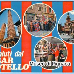 1978 Cartolina del Bar Otello (storico ritrovo dei tifosi rossoblù)
