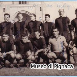 1959-60 fotografia autografata Bologna FC (vs Fiorentina)