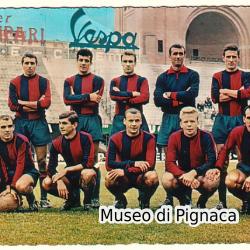1962-63 Cartolina (GIESSE Milano) formazione Bologna FC