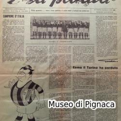 1929 numero speciale de LA PEDATA dedicata alla vittoria del campionato