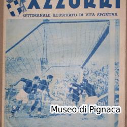 1934 Magazine AZZURRI dedicato al Bologna in Europa 