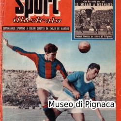 1955 (24 febbraio) - Sport Illustrato dedica la prima pagina a Bonafin e al Bologna imbattuto a Napoli