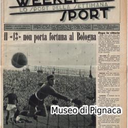 1946 novembre - Weekly Sport - Il Bologna subisce dal Grande Torino