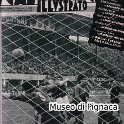 1956 settembre - Il Calcio e Ciclismo Illustrato - Bologna (maglia verde) vs Milan