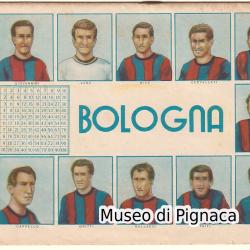 1948/49 figurine Bologna FC su quaderno scolastico