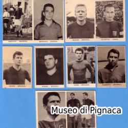 GIORNALFOTO Milano 1962-63 figurine cartonate Bologna FC