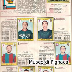 Edizioni PANINI 1968-69 'Calciatori' Bologna FC