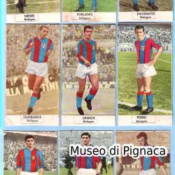 LAMPO 1964/65 "Il Campionato in Casa" figurine (fronte) Bologna FC