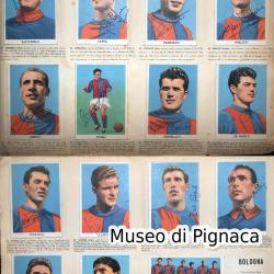 SIDAM 1959-60 figurine Bologna FC (tutte autografate)