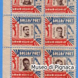 1931-32 DOMO Milano (Erinnofili BOLLOSPORT) - Chiudilettera Bologna e Genoa
