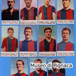 Giornalino Sport 1966-67 - figurine da ritaglio Bologna FC