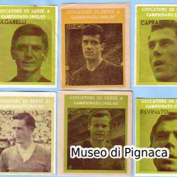 1962-63 Ettore NUZZI (Bari) figurine Bologna FC