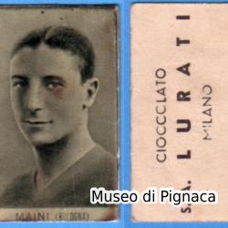anni 20-30 Cioccolato Lurati - figurina Maini Bologna Sportiva