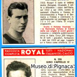 1952 Editore Piletti - raccolta Royal - figurine bologna