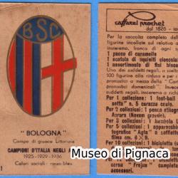 1936-37 Caffarel Prochet - figurina Bologna Sezione Calcio