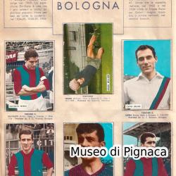 Edizioni FILATELICHE-FOTOCALCIO 1963-64 'albo campionato' figurine Bologna FC