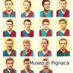 Editrice VERBANIA 1965-66 'CalcioLampo' francobolli Bologna FC
