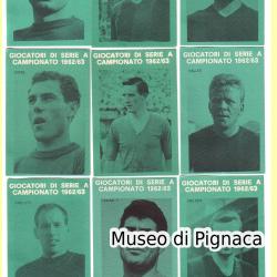 Ettore NUZZI editore 1962-63 figurine Bologna FC