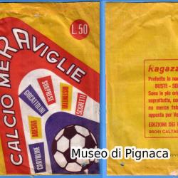 Edizioni dei Piccoli  1972-73 Busta Calcio Meraviglia