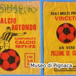 BAGGIOLI 1971-72 - CALCIO ROTONDO