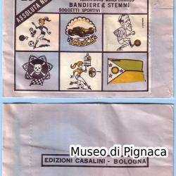 CASALINI (Bologna) - 1966ca Bustina Adesivi Universali - Bandiere Stemmi Soggetti Sportivi