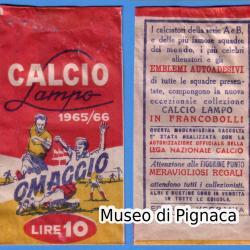LAMPO-VERBANIA 1965-66 Calcio Lampo (figurine francobollo)