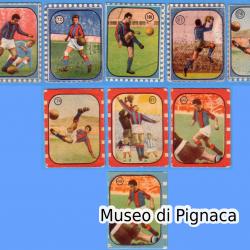 Fine anni 50 Ed.CICOGNA - figurine numerate Bologna FC con contorno diverso, rosso o azzurro