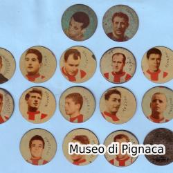 FERRERO - Figurine metalliche 1955-57 Bologna FC